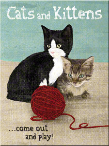 Cats and Kittens - Hűtőmágnes