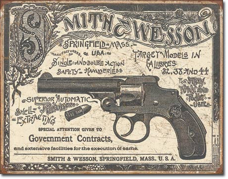 Smith & Wesson - Fémtábla