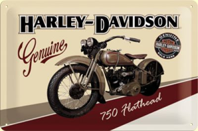 Harley Davidson Fémtábla