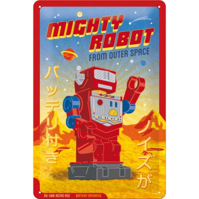 Mighty Robot - Fémtábla