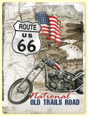 Route 66 National Old Fémtábla