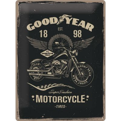 Goodyear Motorcycle Fémtábla