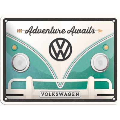 Volkswagen – VW Bulli T1 – Adventure Awaits – Fémtábla