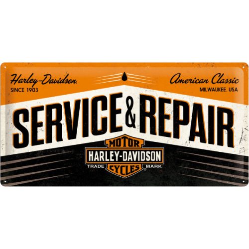 Harley Davidson Service & Repair Fémtábla