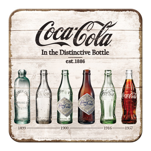 Coca - Cola Entwicklung Der Flasche -  Poháralátét