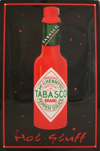 Tabasco Hot Stuff - Fémtábla