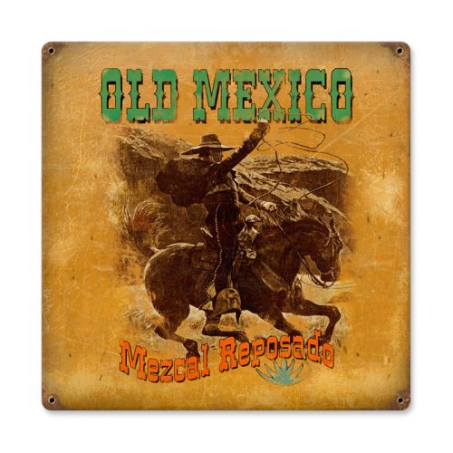 Old Mexico Meczal - Fémtábla