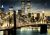 New York Brooklyn Bridge fali dekor kép