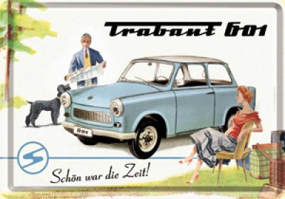 RETRO Trabant 601 Üdvözlőkártya