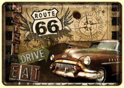 Route 66 Üdvözlőkártya