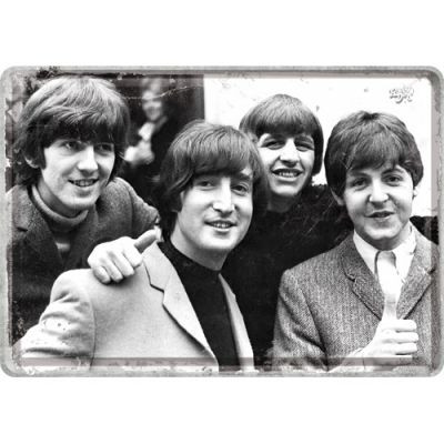 RETRO The Beatles Üdvözlőkártya