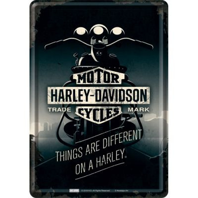 RETRO Harley Davidson - Things Are Different Üdvözlőkártya