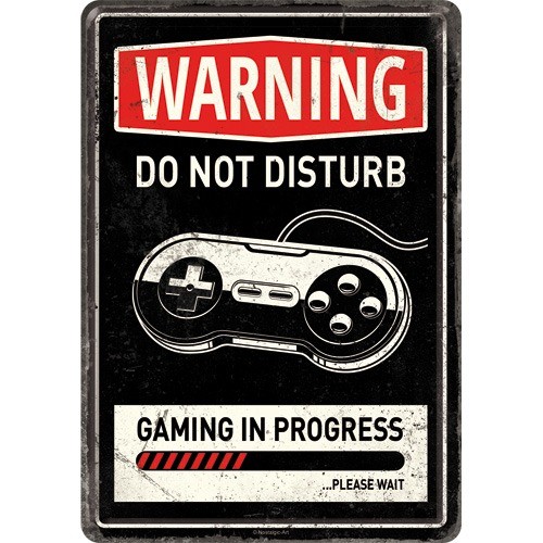 RETRO Gaming in progress  Üdvözlőkártya