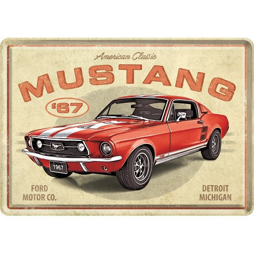 Ford Mustang GT 1967 Üdvözlőkártya