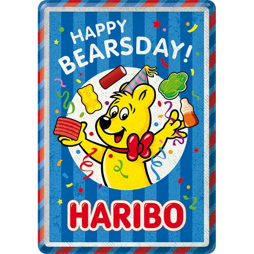 RETRO HARIBO – Happy Bearsday - Üdvözlőkártya