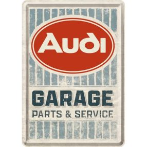   RETRO AUDI – Garage – Parts & Service – Üdvözlőkártya