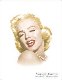 Marilyn Monroe - Hollywood's Eternal Beauty - Fémtábla