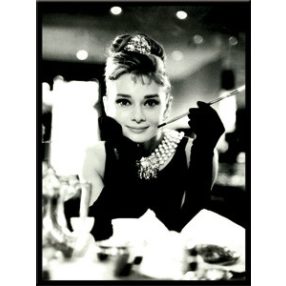 RETRO Audrey Hepburn - Magnet na chladničku