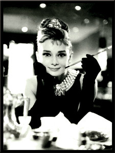  RETRO Audrey Hepburn  - Hűtőmágnes 