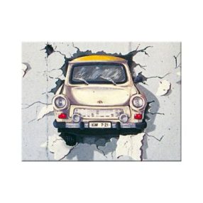 RETRO Trabant Durchbricht Die Wand - Magnet do chladničky