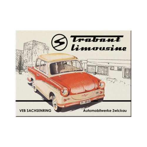  RETRO Trabant Limuosine - Hűtőmágnes