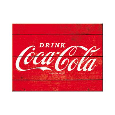 Coca Cola Red Logo - Hűtőmágnes