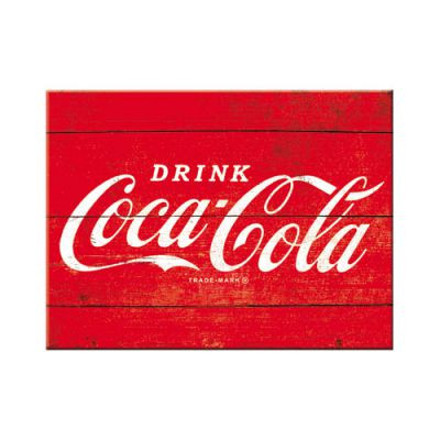 RETRO Coca Cola Red Logo - Magnet na chladničku