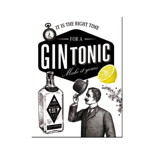 Gin Tonic - Hűtőmágnes