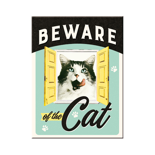 Beware Of The Cat - Hűtőmágnes