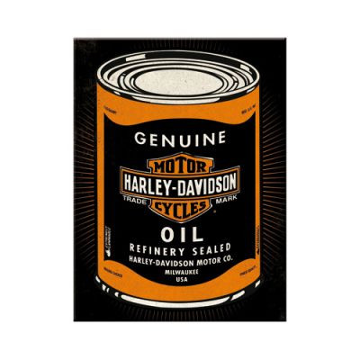  RETRO Harley Davidson Oil - Hűtőmágnes