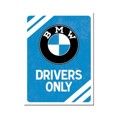 RETRO BMW Drivers Only - Hűtőmágnes
