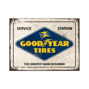 RETRO pneumatiky GoodYear - Magnet na chladničku