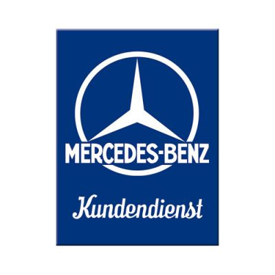  RETRO Mercedes-Benz Kundendienst - Hűtőmágnes