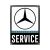 Servis RETRO Mercedes - Magnet na chladničku