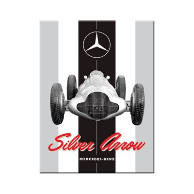  RETRO Mercedes-Benz Silver Arrow - Hűtőmágnes