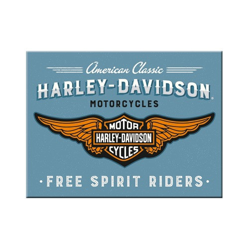 Harley Davidson – Free Spirit Riders Hűtőmágnes