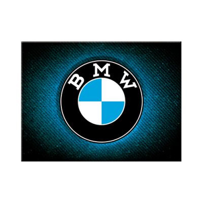 RETRO BMW - Logo Blue Shine - Hűtőmágnes