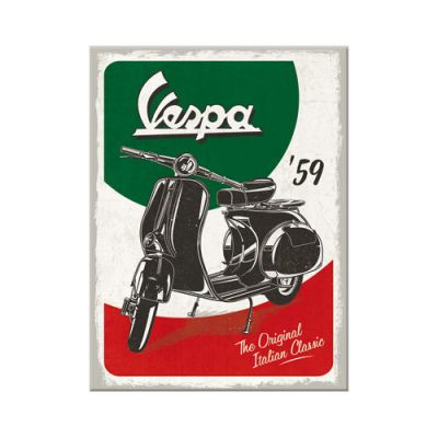  RETRO Vespa - The Italian Classic - Hűtőmágnes