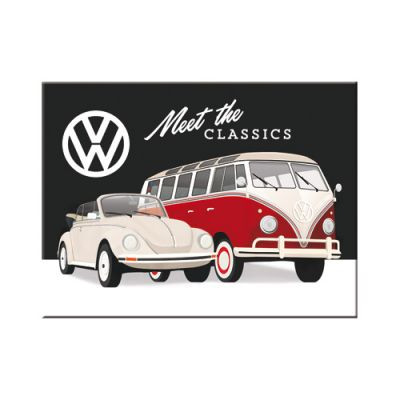  RETRO Volkswagen - Meet the Classics - Hűtőmágnes