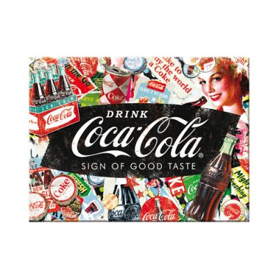 RETRO Coca Cola - Collage - Hűtőmágnes