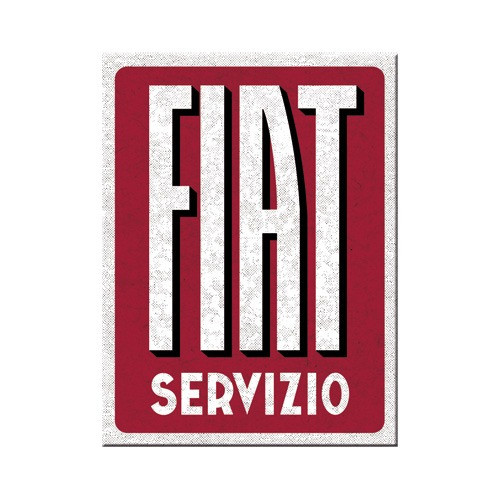 RETRO Fiat – Servizio Hűtőmágnes
