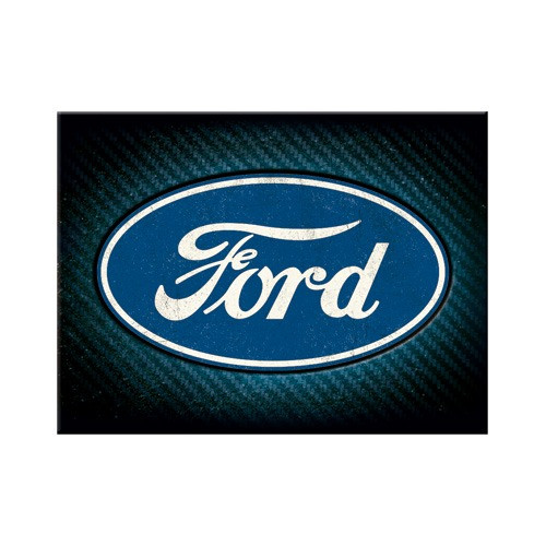 RETRO Ford – Logo Blau Hűtőmágnes