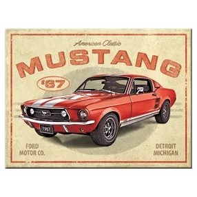 RETRO Ford Mustang – GT 1967 – Hűtőmágnes