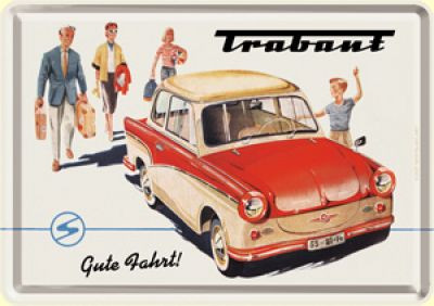 RETRO Trabant Üdvözlőkártya