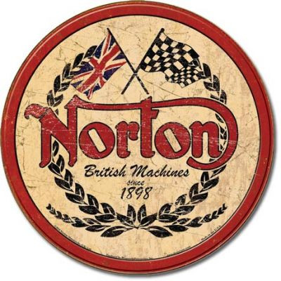Norton Logo - Fémtábla	  	 