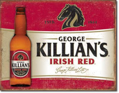 George Killians - Fémtábla