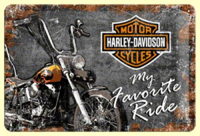 RETRO Harley Davidson Motorcycles Fémtábla