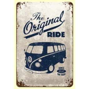   RETRO Volkswagen - VW Bulli - The Original Ride Plechový nápis