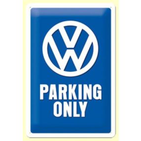 RETRO Volkswagen Parking Only Plechový nápis