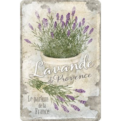 Plechový nápis RETRO Lavande De Provence
